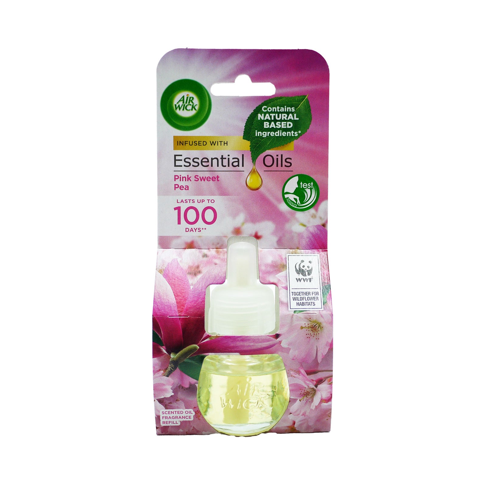 Air Wick Liquid Electrical Single Refill Pink Sweet Pea 19ml Air Wick Liquid Electrical Single Refill Pink Sweet Pea 19ml